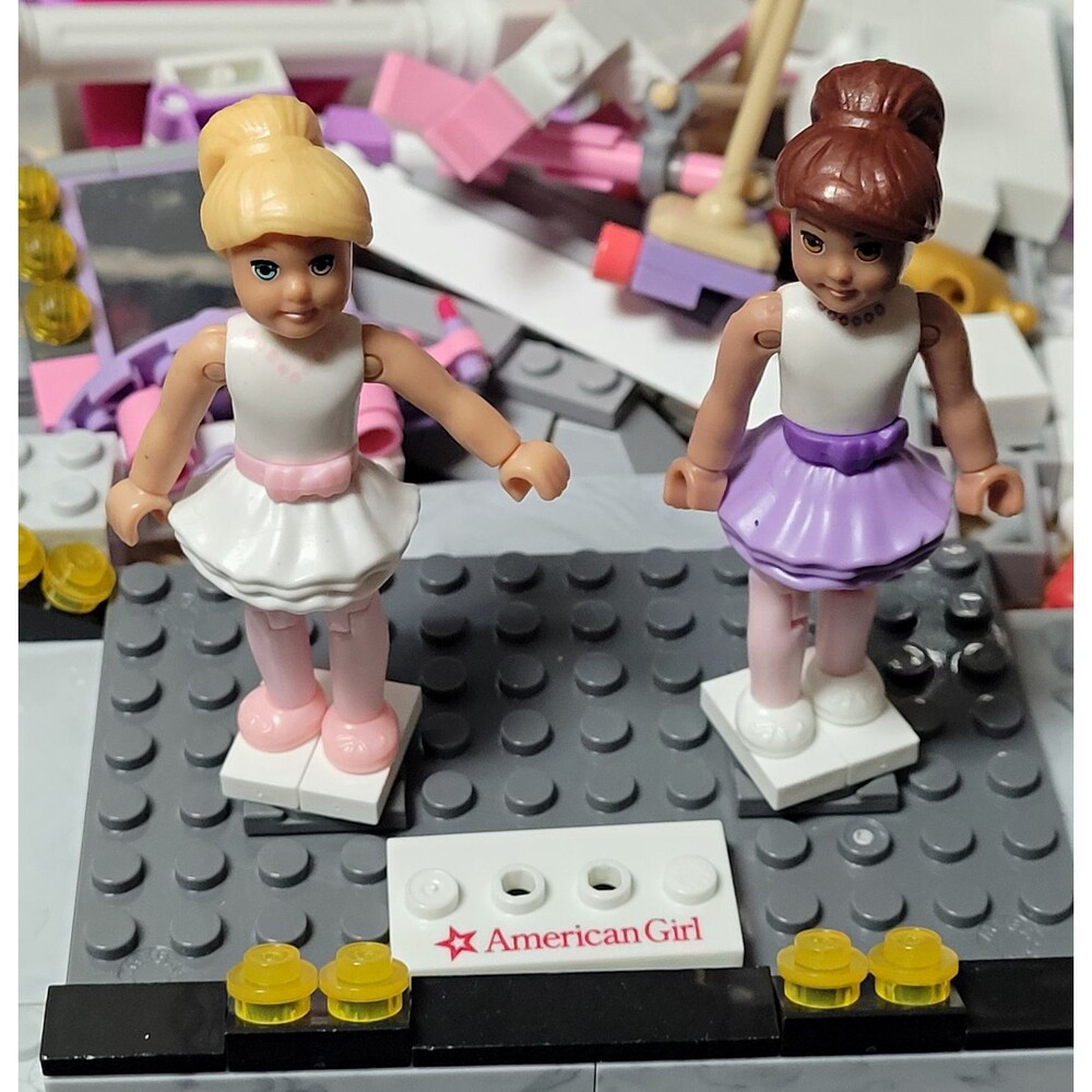 American Girl Mega Construx Isabelle Ballet Recital Stage Figures Plus Pieces